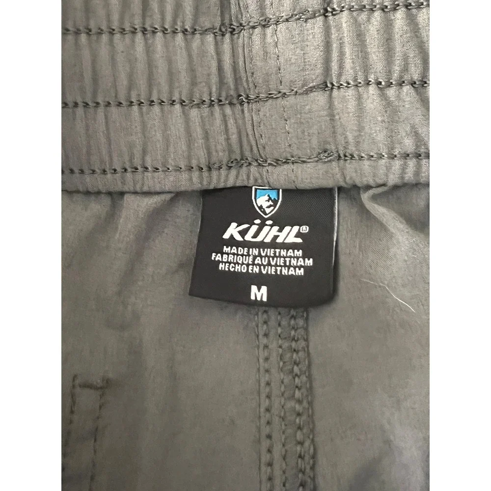 Kuhl Pants Freeflex Mens MED 32x32 Gray Activewear Drawstring 5185 21F